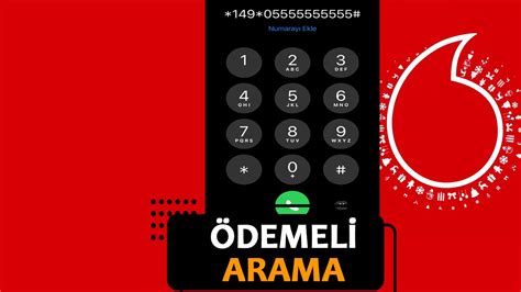 Vodafone ödemeli arama kodu